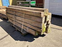Teak balken (15x) - afbeelding 1 van  7