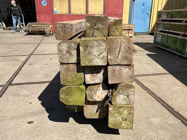 Teak balken (15x) - afbeelding 7 van  7