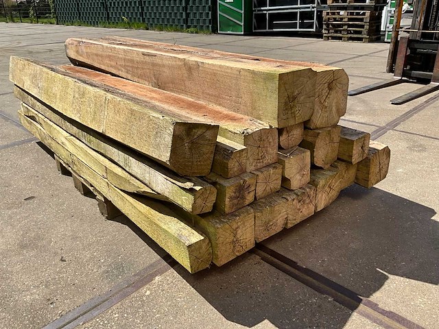Teak balken (19x) - afbeelding 4 van  6