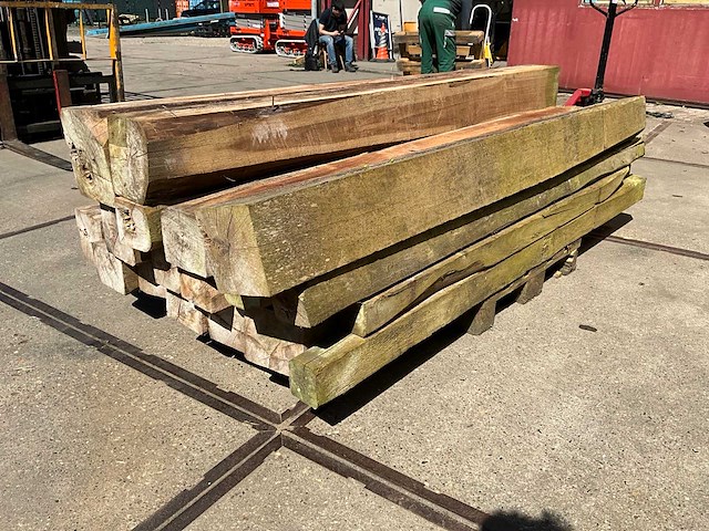 Teak balken (19x) - afbeelding 5 van  6