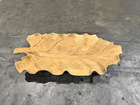 Teak blad schaal - afbeelding 2 van  2