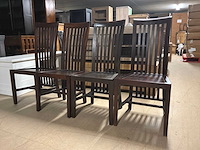 Teak eetkamerstoel (4x) - afbeelding 4 van  11