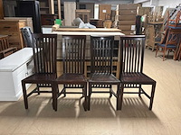 Teak eetkamerstoel (4x) - afbeelding 8 van  11