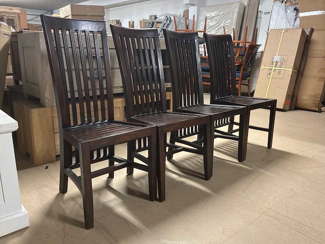 Teak eetkamerstoel (4x) - afbeelding 11 van  11