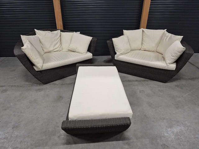 Teak & garden loungeset - afbeelding 3 van  14