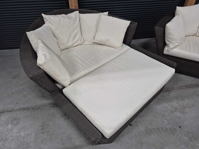 Teak & garden loungeset - afbeelding 7 van  14