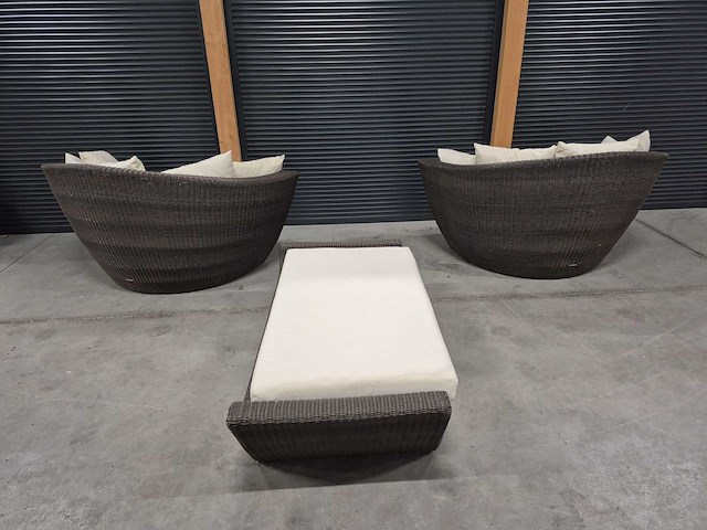 Teak & garden loungeset - afbeelding 9 van  14