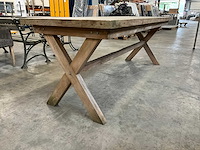 Teak hout large tuintafel - afbeelding 2 van  4