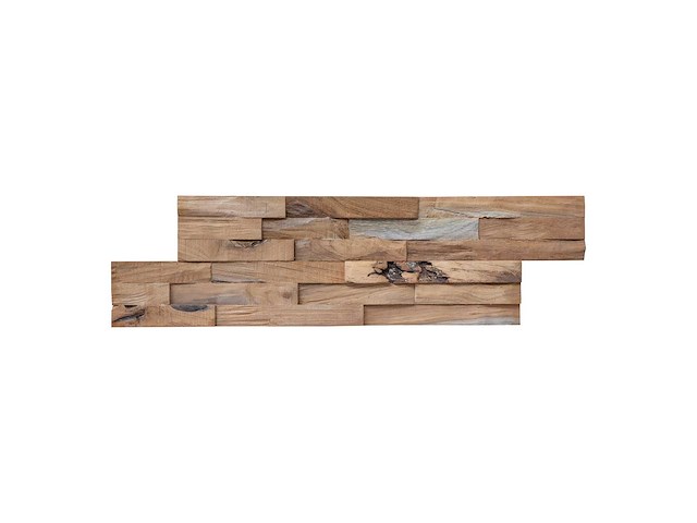 Teak houten wandpaneel java (20x) - afbeelding 3 van  3