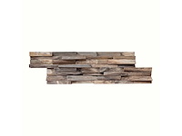 Teak houten wandpaneel raw (8x) - afbeelding 2 van  2