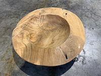 Teak schaal 40cm. - afbeelding 2 van  2