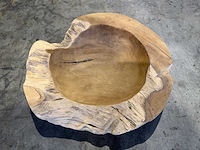 Teak schaal 40cm. - afbeelding 2 van  2