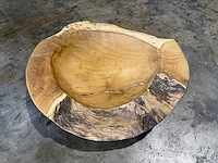 Teak schaal 40cm. - afbeelding 2 van  2