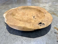 Teak schaal 60 cm