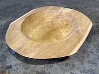 Teak schaal 60cm. - afbeelding 1 van  2