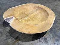 Teak schaal 60cm. - afbeelding 1 van  2