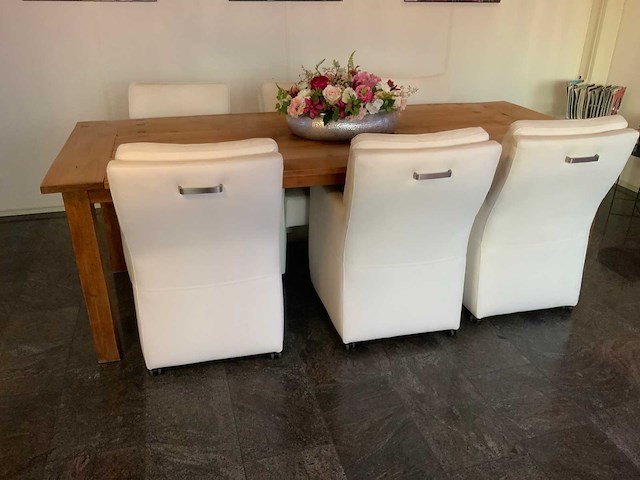 Teakhouten tafel - afbeelding 2 van  6