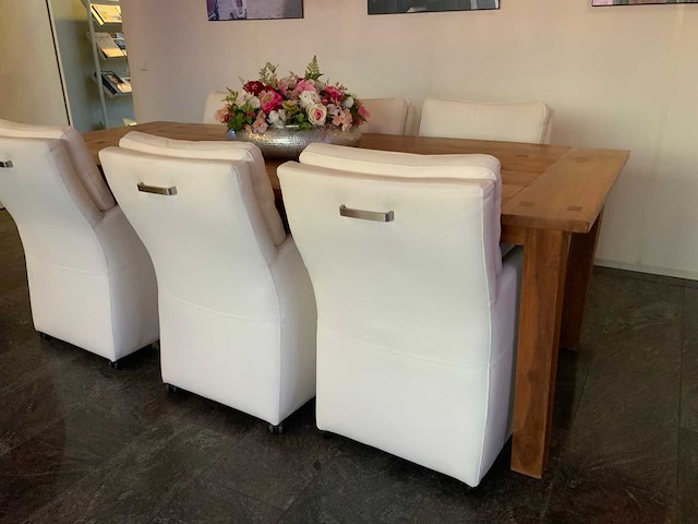 Teakhouten tafel - afbeelding 3 van  6