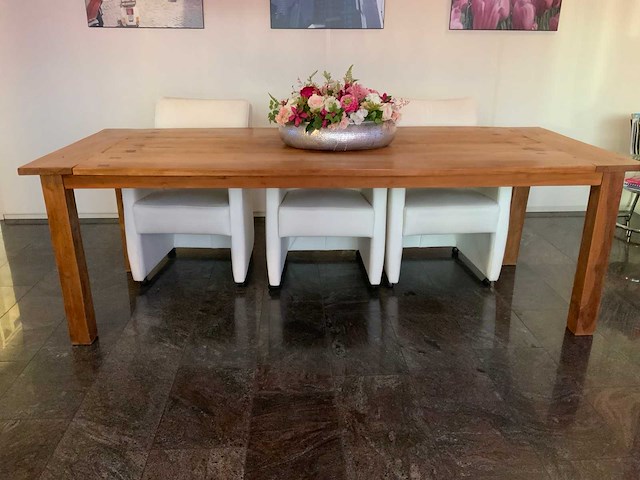 Teakhouten tafel - afbeelding 5 van  6