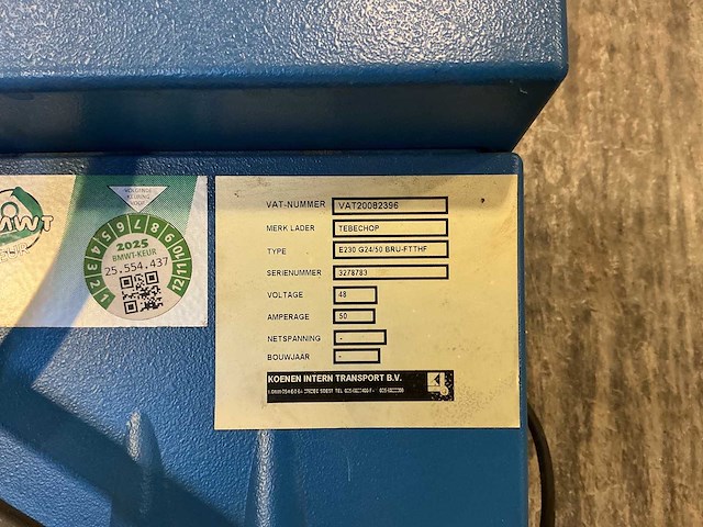 Tebechop - 48v 50a - battery chargers - afbeelding 1 van  1