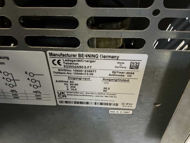 Tebetron - 24v 60a - battery chargers - 2024 - afbeelding 2 van  2