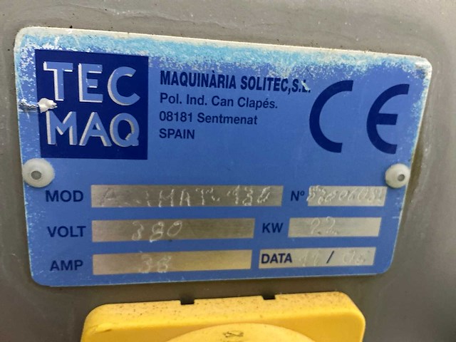 Tec maq - alimat 130 - gehaktmolen vleesmolen - afbeelding 6 van  6