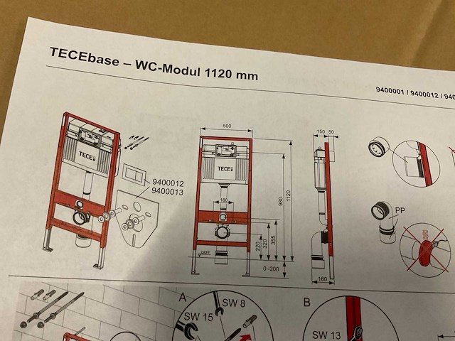 Tece inbouwreservoir met bedieningspaneel - afbeelding 7 van  8