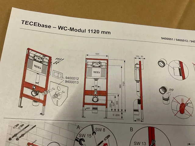 Tece inbouwreservoir met bedieningspaneel - afbeelding 7 van  8