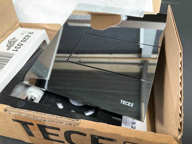 Tece vierkant bedieningspaneel urinoir chroom - afbeelding 4 van  4