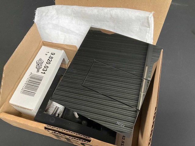 Tece vierkant bedieningspaneel urinoir chroom - afbeelding 3 van  4