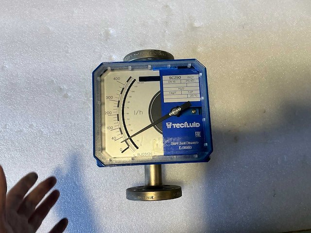 Tecfluid sc250 inox flowmeter dn15/pn40 - afbeelding 1 van  4