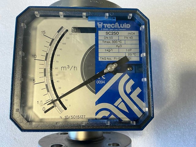 Tecfluid sc250 inox flowmeter dn50/pn40 - afbeelding 2 van  6