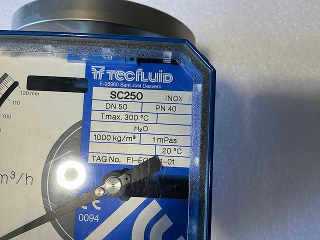 Tecfluid sc250 inox flowmeter dn50/pn40 - afbeelding 5 van  6