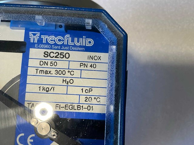 Tecfluid sc250 inox flowmeter dn50/pn40 - afbeelding 6 van  7