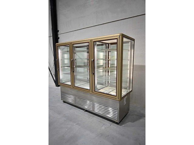 Tecfrigo innova 1400 g/g 6 porte mobiele dubbelgekoelde gebaksvitrine - afbeelding 2 van  11