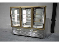 Tecfrigo innova 1400 g/g 6 porte mobiele dubbelgekoelde gebaksvitrine - afbeelding 7 van  11