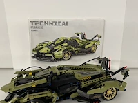 Technical 81002 hypercar supercar - olijfgroen / goud (met handleiding)