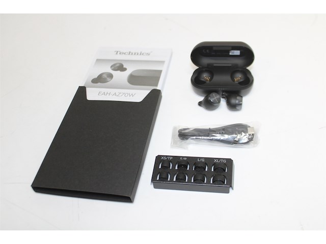 Technics eahaz70w headset inear bluetooth zwart - afbeelding 5 van  5