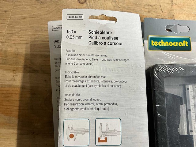 Technocraft 150x0.5 mm schuifmaat (5x) - afbeelding 2 van  2
