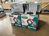 Technocraft 200 mtr rood/ wit afzetlint (8x) - afbeelding 1 van  2