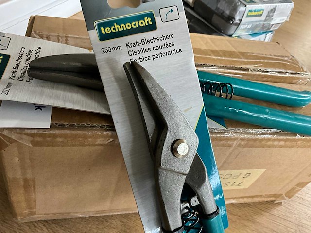 Technocraft 250 mm plaatschaar (12x) - afbeelding 2 van  4