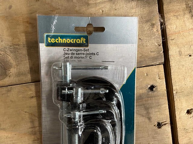 Technocraft 25/50/75 mm c-klemset (3x) - afbeelding 3 van  4