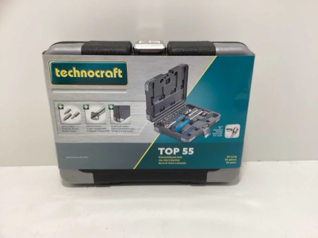 Technocraft 55-delige bit- ratelset - 1/4” - afbeelding 6 van  6