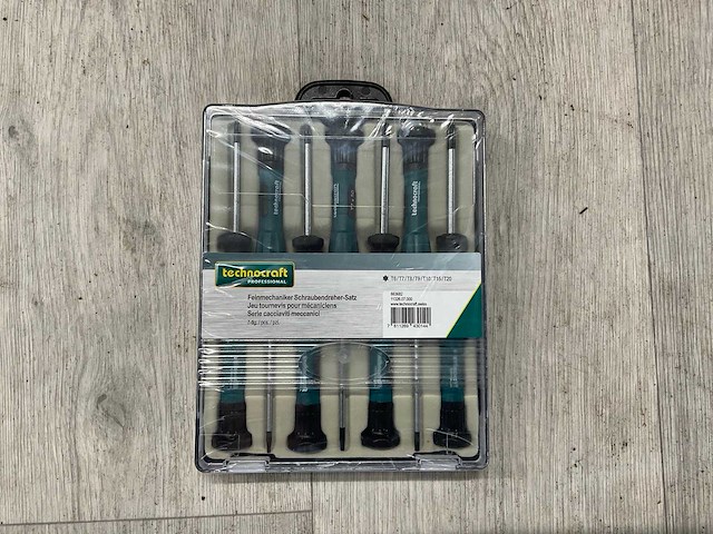 Technocraft fijnmechanische schroevendraaierset (10x) - afbeelding 2 van  2