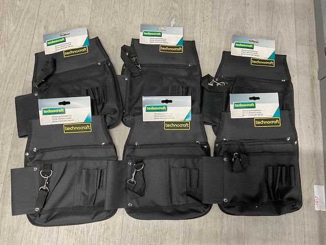 Technocraft gereedschap gordeltas (6x) - afbeelding 1 van  1