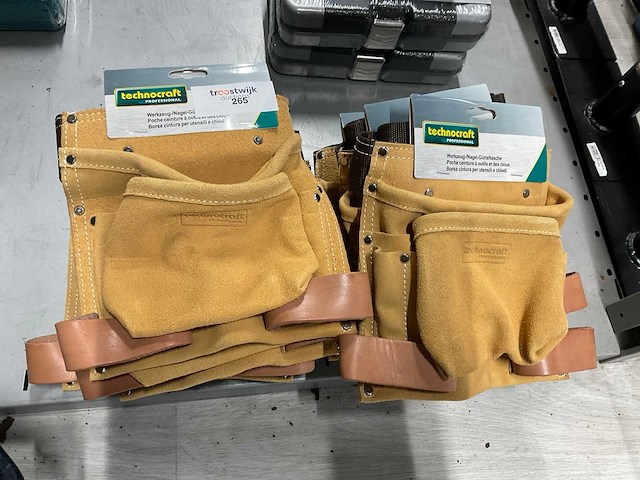 Technocraft gereedschap gordeltas (8x) - afbeelding 1 van  2