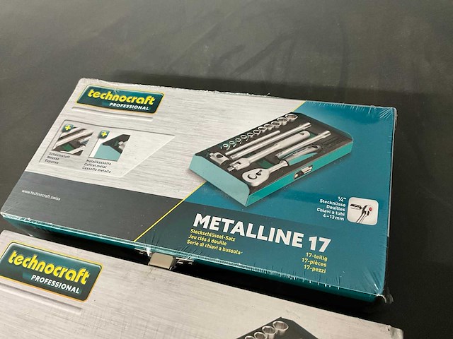 Technocraft metalline 17 doppenset - afbeelding 1 van  3