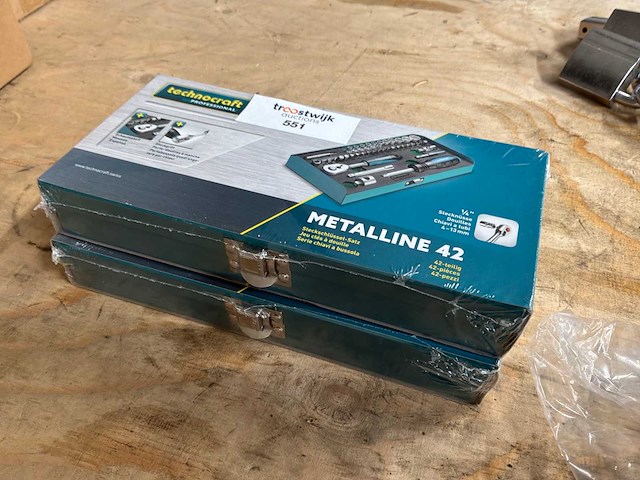 Technocraft metalline 42 doppenset (2x) - afbeelding 2 van  5