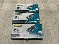 Technocraft metalline 42 doppenset (3x) - afbeelding 1 van  1