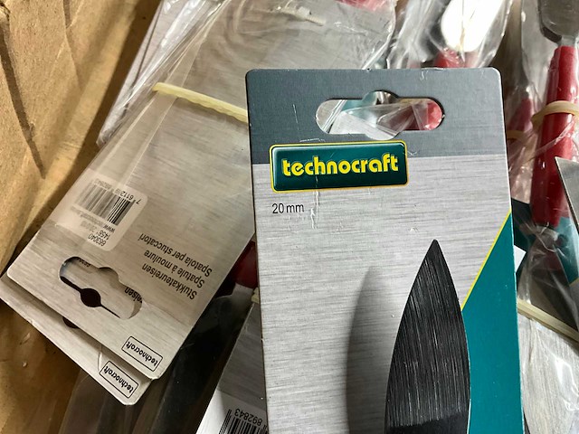 Technocraft plamuurmes/ stukadoorsspatel (24x) - afbeelding 3 van  3